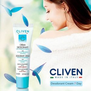کرم دئودورانت کلیون Cliven مدل Deodorant Cream 7 Days حجم 25 میلی لیتر