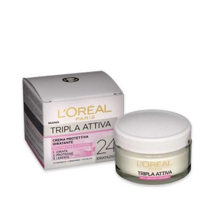 کرم صورت لورآل Loreal مدل Paris Triple Active (مخصوص پست خشک و حساس) حجم 50 میلی لیتر