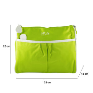 کیف لوازم آرایشی بی با BIBA مدل سبز بزرگ