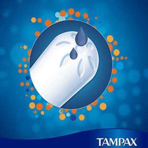 تامپون تامپکس TAMPAX مدل SUPER PLUS (نارنجی) بسته 20 عددی