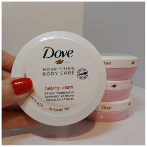 کرم مرطوب کننده دست و بدن داو Dove مدل Beauty Cream (صورتی) حجم 250 میلی لیتر