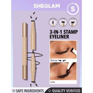 خط چشم ماژیکی و استامپ شیگلم Sheglam مدل Get Foxy Eye (جعبه صورتی) حجم 0.8 میلی لیتر