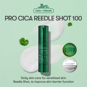 سرم صورت ریدل شات Reedle Shot مدل Pro Cica 100 (سبز تیره) حجم 50 میلی لیتر