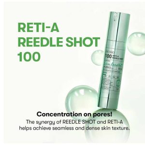 اسنس رتینول صورت ریدل شات Reedle Shot مدل Reti-A100 (سبز روشن) حجم 50 میلی لیتر