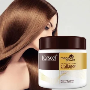 ماسک مو کاسه ای کارسل Karseell مدل Collagen حجم 500 میلی لیتر