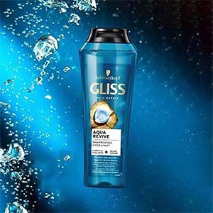 شامپو مو گلیس GLISS مدل AQUA REVIVE حجم 500 میلی لیتر