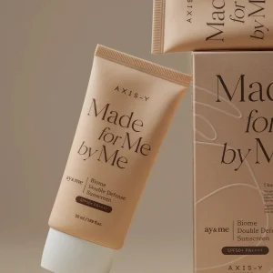 ضد آفتاب اکسیس وای AXIS-Y مدل BIOME DOUBLE DEFENSE SPF+50 حجم 50 میلی لیتر